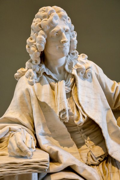 Jean Baptiste Poquelin known as Moliere by Jean Jacques Caffieri