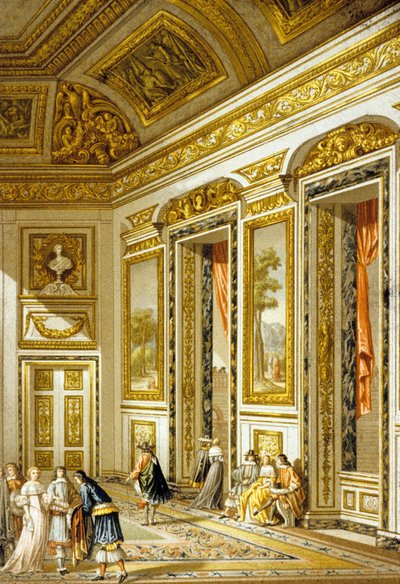 17th Century Interior by Jean (after) Lepautre