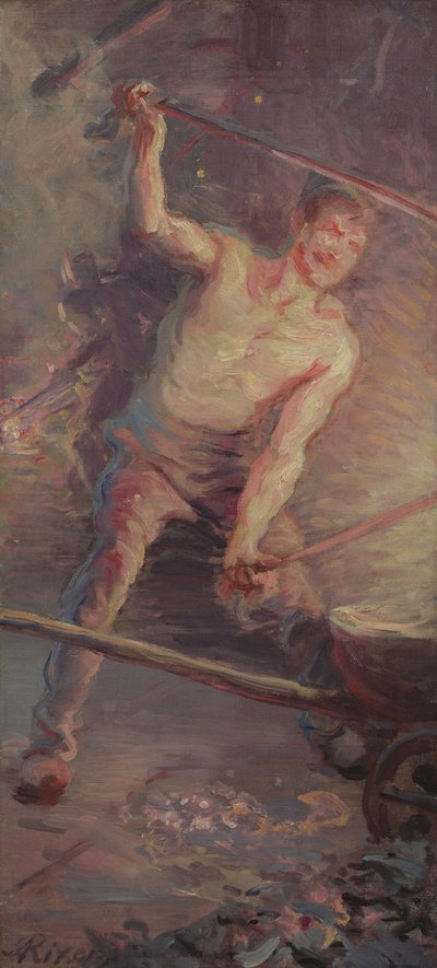 The Fire, 1889 by Jean Andre Rixens