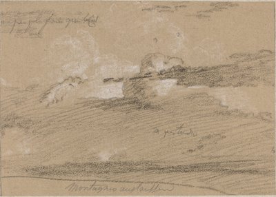 Study of Clouds above the Mountains by Jean Antoine Linck
