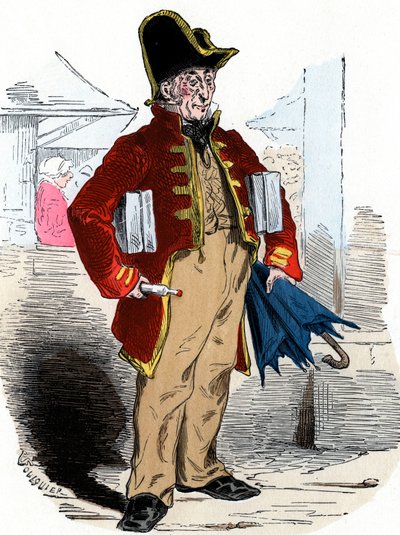 Man selling eau de Cologne by Jean Antoine Valentin Foulquier