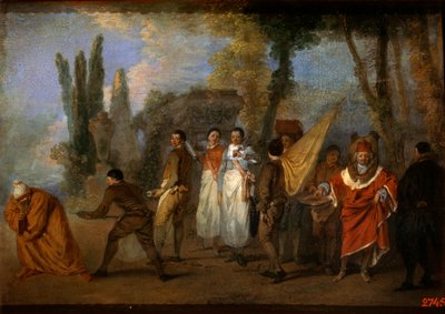 A Satire on Physicians, c1708 by Jean Antoine Watteau