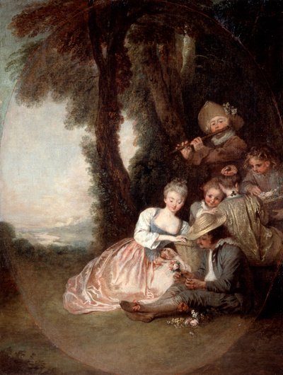 Pastoral Concert by Jean Antoine Watteau