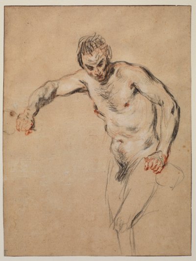 Satyr Pouring Wine by Jean Antoine Watteau