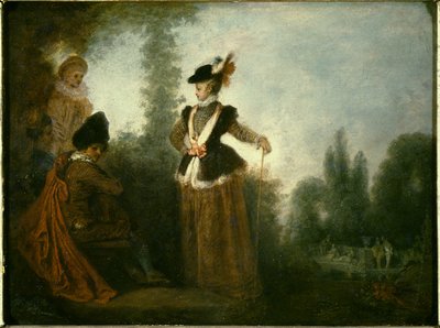 The Adventuress by Jean Antoine Watteau