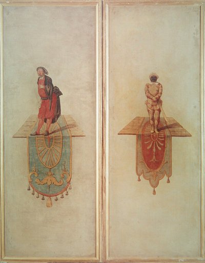 Pantalon and Harlequin by Jean Antoine Watteau