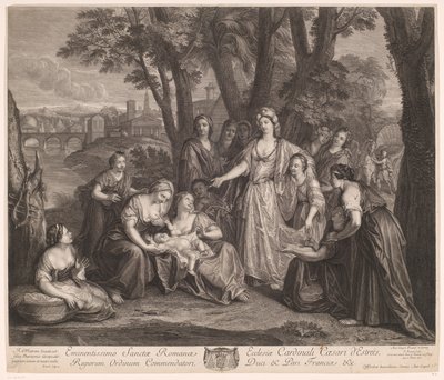 Moses Found by Jean Audran
