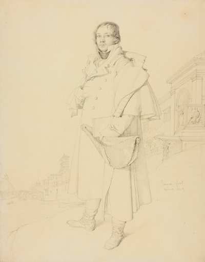 Charles François Mallet, Civil Engineer by Jean Auguste Dominique Ingres