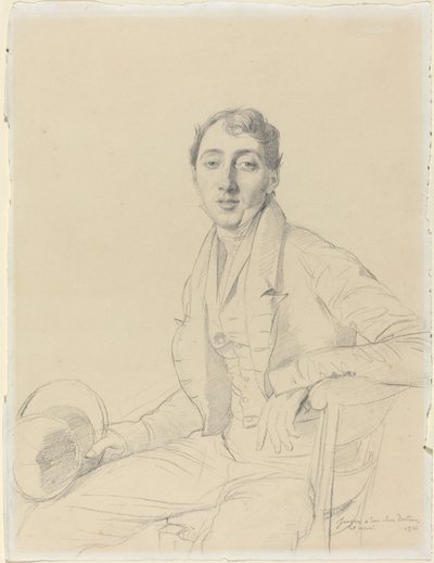 Dr. Louis Martinet by Jean Auguste Dominique Ingres