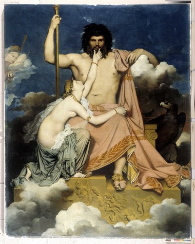 Jupiter and Thetis by Jean Auguste Dominique Ingres