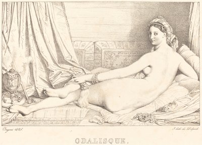 Odalisque by Jean Auguste Dominique Ingres