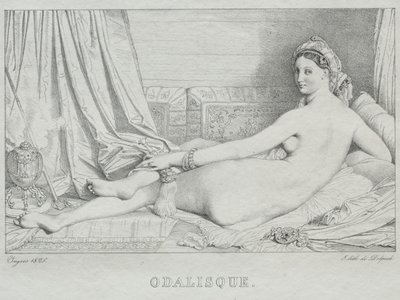 Odalisque by Jean Auguste Dominique Ingres