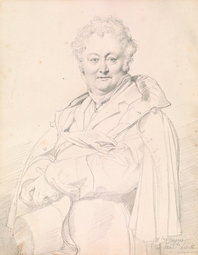 Portrait of Guillaume Guillon-Lethière by Jean Auguste Dominique Ingres