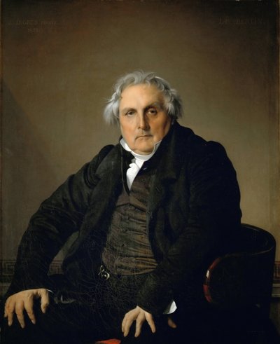 Portrait of Monsieur Bertin by Jean Auguste Dominique Ingres