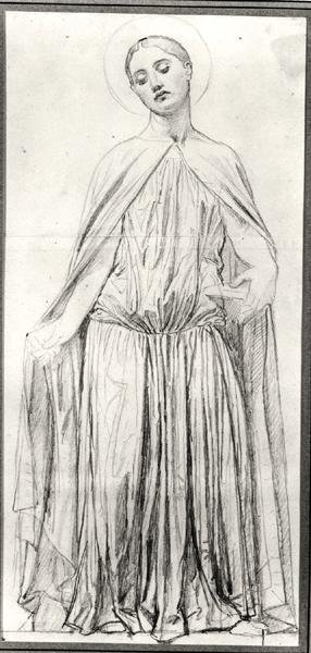 St. Adelaide, 1842 by Jean Auguste Dominique Ingres