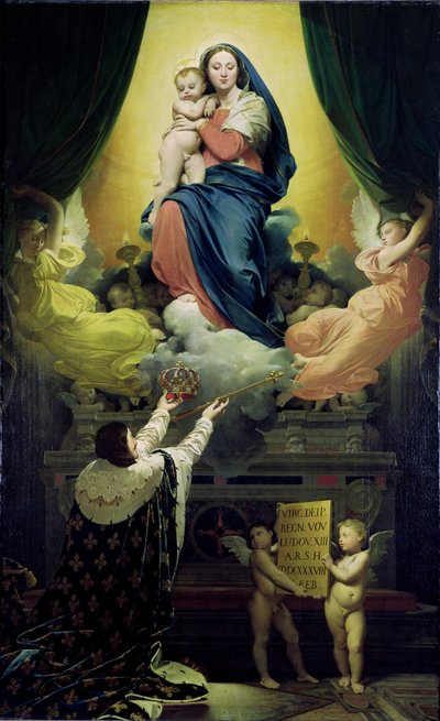 The Vow of Louis XIII by Jean Auguste Dominique Ingres