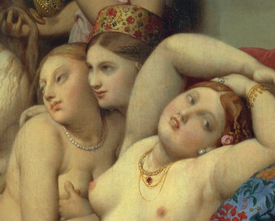 Turkish Bath by Jean Auguste Dominique Ingres