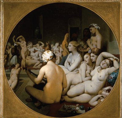 Turkish Bath by Jean Auguste Dominique Ingres