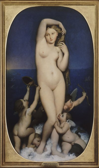 Venus Anadyomene by Jean Auguste Dominique Ingres