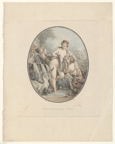 Leda and the Swan by Jean Augustin Léveillé
