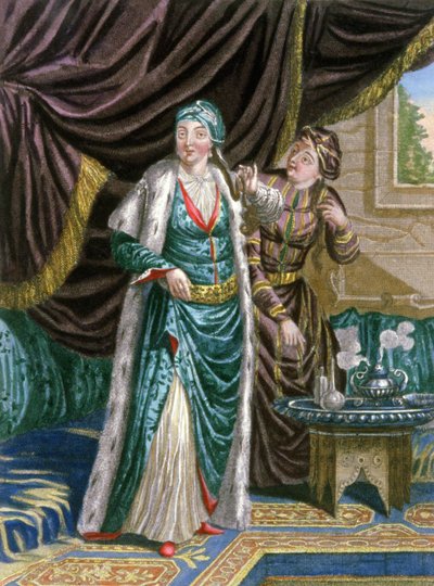 The Sultana Assaki by Jean Baptiste (after) Vanmour