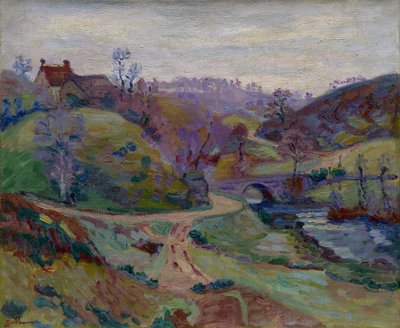 Crozant, Pont Charraud by Jean Baptiste Armand Guillaumin
