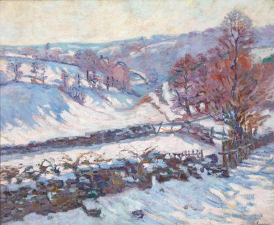 Snowy Landscape at Crozant by Jean Baptiste Armand Guillaumin