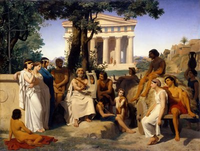 Homer by Jean Baptiste Auguste Leloir