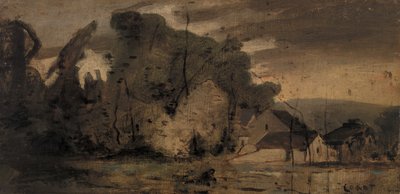 Landscape by Jean Baptiste Camille Corot