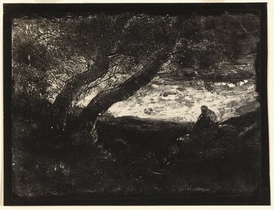 The Thinker by Jean Baptiste Camille Corot