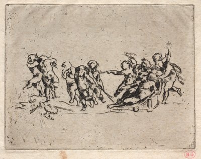 Bacchanal with Children and Chariot by Jean Baptiste Carpeaux