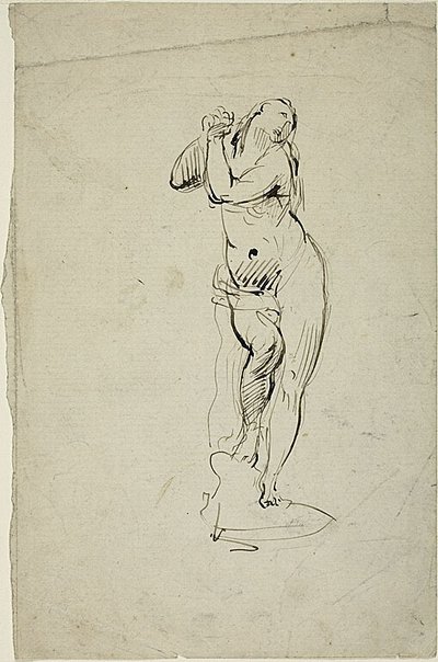 Standing Woman with Clasped Hands by Jean Baptiste Carpeaux
