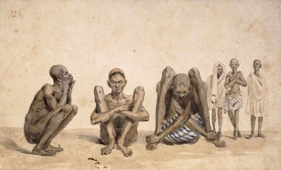 Slaves of Rio Janeiro, c. 1825-6 by Jean Baptiste Debret