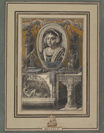 Christopher Columbus by Jean Baptiste Dedeban