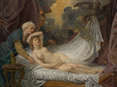 Aegina Visited by Jupiter by Jean Baptiste Greuze