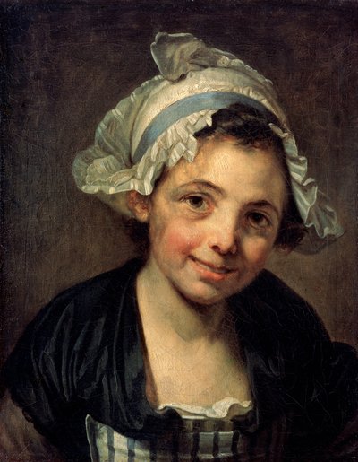 Girl in a Bonnet by Jean Baptiste Greuze