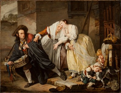 The Neapolitan Gesture by Jean Baptiste Greuze