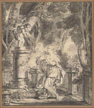 Sacrifice to Love by Jean Baptiste Greuze