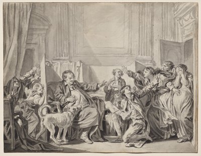 The Guilty and Repentant Daughter by Jean Baptiste Greuze