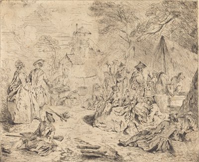 Troops Resting by Jean Baptiste Joseph Pater