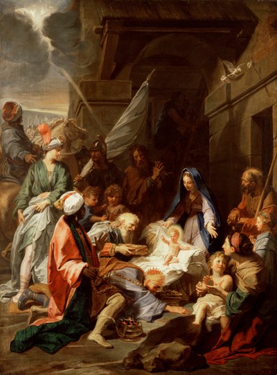Adoration of the Magi by Jean Baptiste Jouvenet