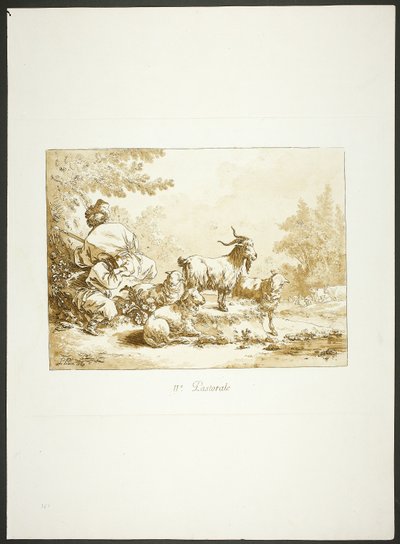 Second Pastoral by Jean Baptiste Le Prince
