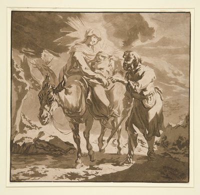 The Flight into Egypt by Jean Baptiste Le Prince