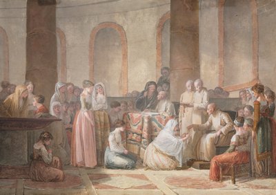 The Distribution of Rosaries by Jean Baptiste Mallet