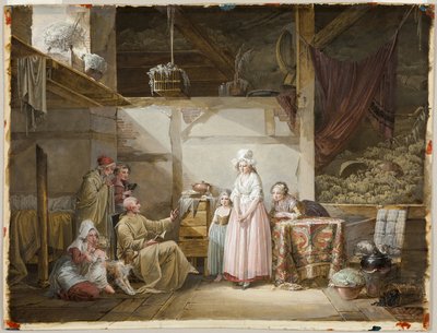 The Evening Prayer by Jean Baptiste Mallet