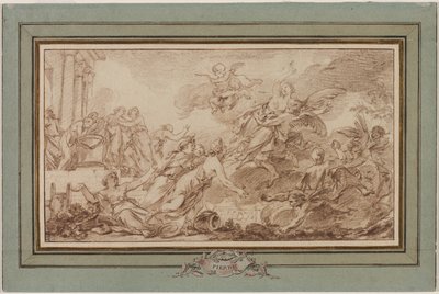 Boreas Abducting Oreithyia by Jean Baptiste Marie Pierre