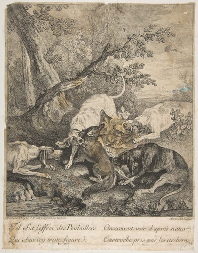 Fox Hunt by Jean Baptiste Oudry