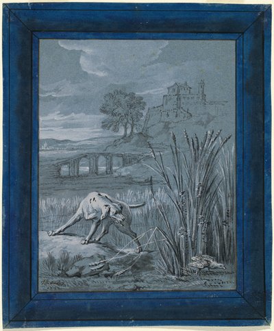 The Partridge Saves Her Young by Jean Baptiste Oudry