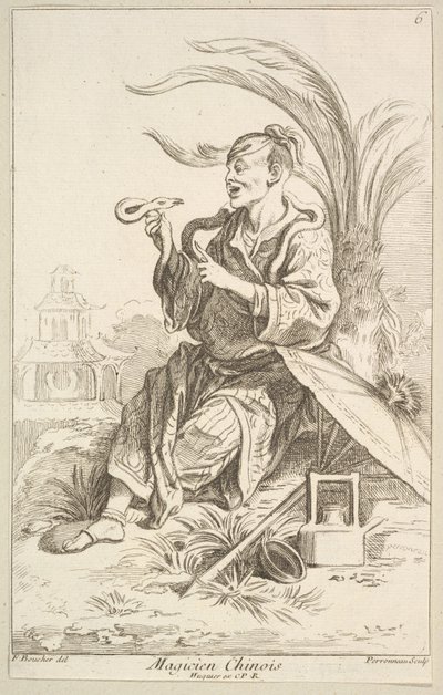 Chinese Magician by Jean Baptiste Perronneau