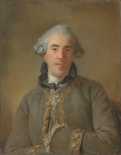 Portrait of Theophile Van Robais by Jean Baptiste Perronneau